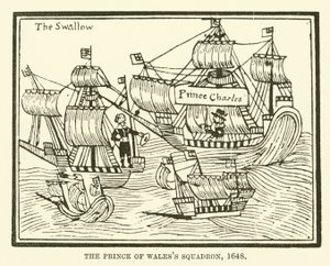 Het squadron van de Prins van Wales door English School