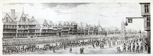 De processie van Marie de Medici langs Cheapside, 1638, gepubliceerd door William Herbert (1771-1851) en Robert Wilkinson (fl.1785-1825) 1809 door English School