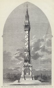 Het voorgestelde Ellesmere Memorial, Worsley, Lancashire