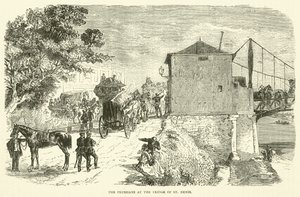 De Pruisen bij de brug van St Denis, januari 1871