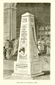 De Pomp in Cornhill, 1800 door English School