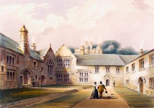 De Binnenplaats, Cotehele House, ca.1830-40