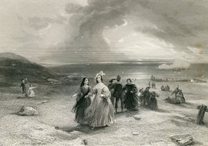 De Koningin in Burlington, door R. Wallis