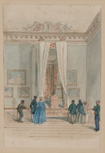 De Slaapkamer van de Koningin met het Staatsbed van Koningin Anne