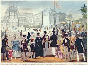 De terugkeer van de koningin van het House of Lords, 1839 door English School