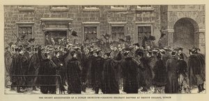 De recente moord op een Dublinse detective, het dragen van Sergeant Danvers bij Trinity College, Dublin door English School