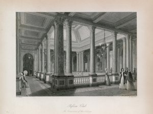 De Reform Club, de gangen van de Saloon