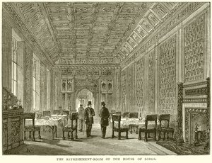 De Verfrissingskamer van het Hogerhuis