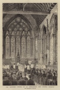 De Gerestaureerde Kapel van St Etheldreda (Ely Kapel) Holborn door English School