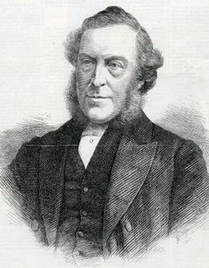 De dominee John Bedford, voorzitter van de Wesleyan Methodist Conference door English School