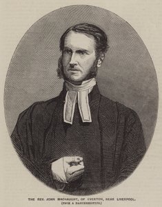 De eerwaarde John Macnaught, van Everton, nabij Liverpool (gravure) door English School