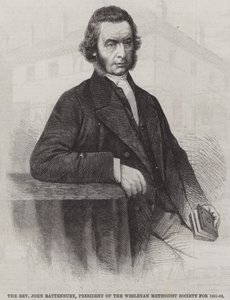De Eerwaarde John Rattenbury, President van de Wesleyan Methodist Society voor 1861-62 door English School
