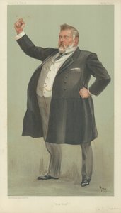 De Zeer Eerwaarde Richard John Seddon, King Dick, 17 april 1902, Vanity Fair cartoon door English School