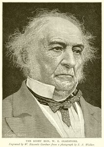 De zeer eerbiedwaardige W.E. Gladstone