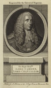 De zeer eerbiedwaardige Lord Camden, Lord Chancellor door English School