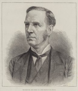 De zeer eerbiedwaardige John Morley, MP, Chief Secretary voor Ierland door English School