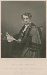De Zeer Eerwaarde Sir Walter Carden, Lord Mayor van Londen door English School