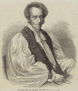 De Zeer Eerwaarde Dr Jacobson, de Nieuwe Bisschop van Chester (gravure) door English School