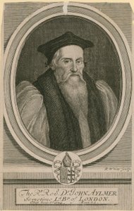 De Zeer Eerwaarde Dr. John Aylmer, ooit Lord Bisschop van Londen door English School
