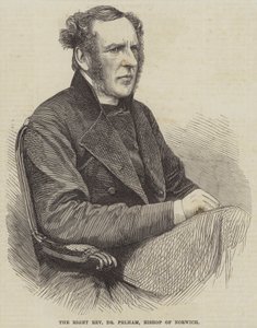 De Zeer Eerwaarde Dr Pelham, Bisschop van Norwich (gravure) door English School