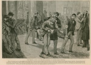 De rel in Trafalgar Square: Het vervolg - een drukke dag voor de chirurgen in Charing Cross Hospital door English School