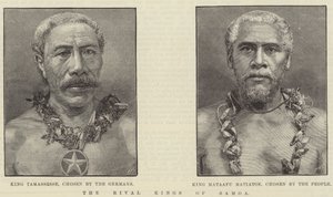 De rivaliserende koningen van Samoa door English School