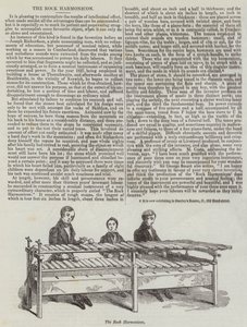 De Rots Harmonicon (gravure) door English School