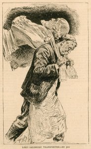 De Royal Academy; Londen; Lord Salisbury vervoerd - door vreugde door English School