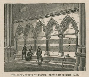 De Koninklijke Hoven van Justitie: Arcade in de Centrale Hal