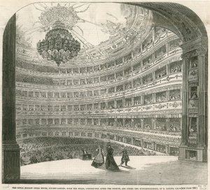 Het Koninklijke Italiaanse Operahuis, Covent Garden, Londen