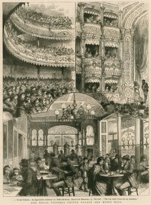 De Royal Victoria Coffee Palace en Music Hall, Londen door English School
