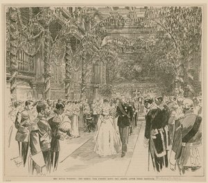 Het Koninklijk Huwelijk, 23 juli 1896 door English School