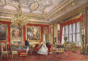 De Rubens Kamer, Windsor Castle, uit A Memorial of the Marriage of Edward VII and Alexandra of Denmark, pub. 1864