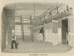 Het Sailors Home, Ratcliff: De Slaapzaal door English School