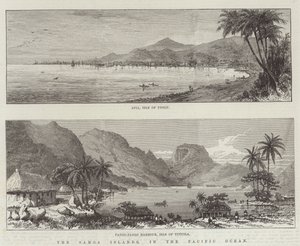 De Samoa-eilanden, in de Stille Oceaan door English School