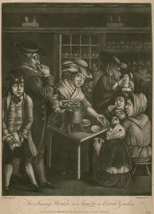 De worstvrouw; of, een scène in Covent Garden door English School