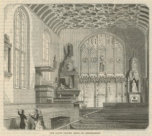 De Savoy Kapel sinds de restauratie