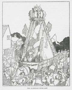 De Scarsdale Rush-kar (litho) door English School