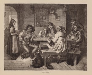 "De Score" (gravure) door English School