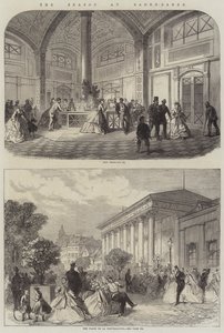 Het Seizoen in Baden-Baden (gravure)