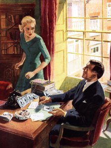 De secretaris door English School