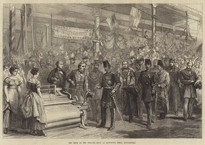 De sjah in de weefkamer van Haworth