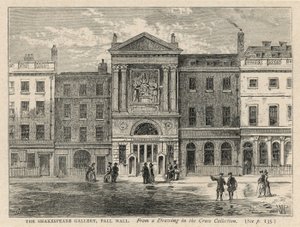 De Shakespeare Galerij op Pall Mall door English School