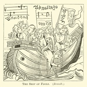 Het Narrenschip door English School