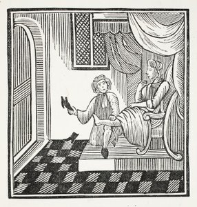 De Glorie van de Schoenmaker, illustratie uit Chap-books van de Achttiende Eeuw door John Ashton, uitgegeven 1882