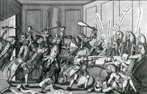 Het Beleg van Warwick-Kasteel, of De Slag tussen de Fellows en Licentiaten door English School