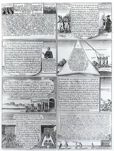 De Plechtige Liga en Verbond van 1643, gegraveerd door W. Hollar (1607-77)