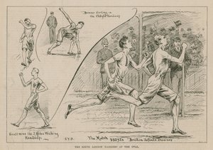 De South London Harriers op het Oval door English School