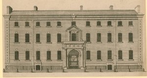 The South Sea House in Threadneedle Street, Londen door English School