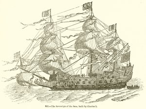 De Sovereign of the Seas, Gebouwd door Karel I
